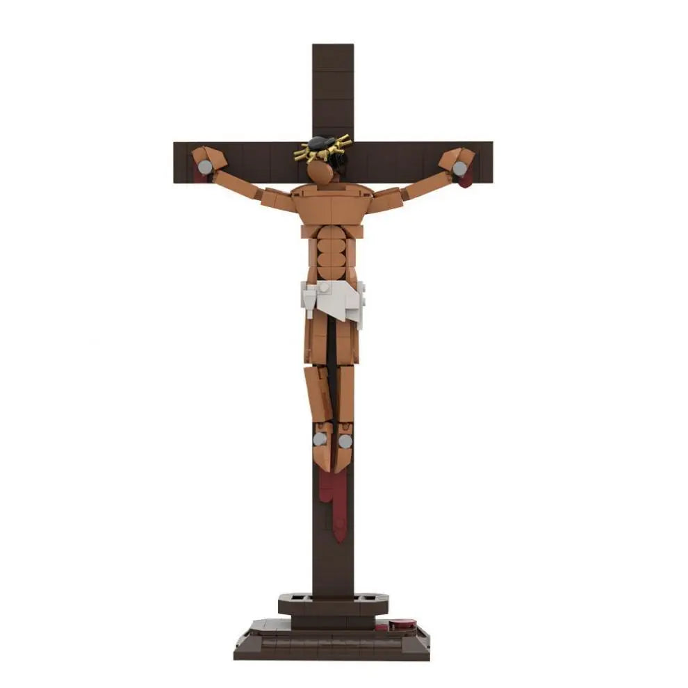 Detalhe da figura de Jesus na cruz