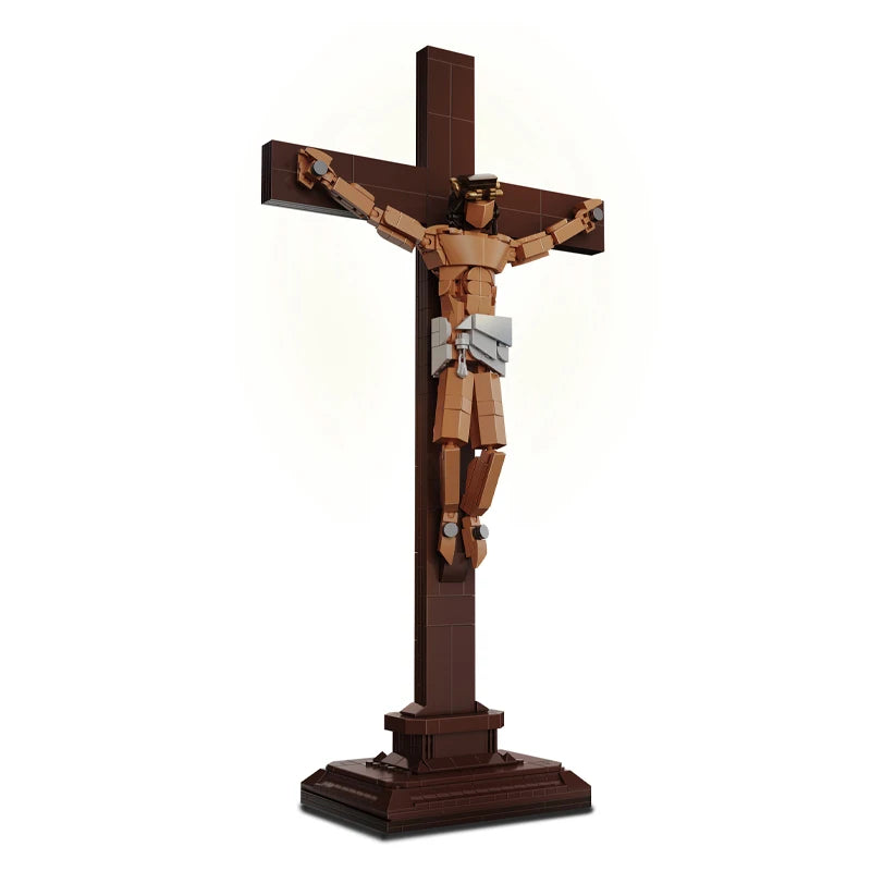 Detalhe da figura de Jesus na cruz